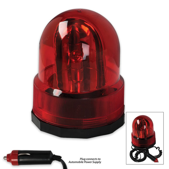 Revolving Warning Automotive Emergency Light With Magnet