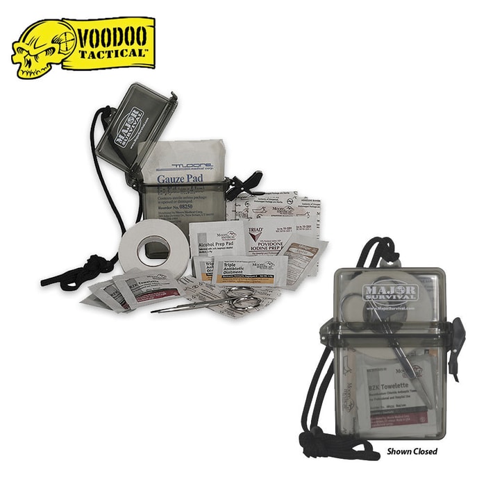 Mil-Spec Waterproof Survival First Aid Kit