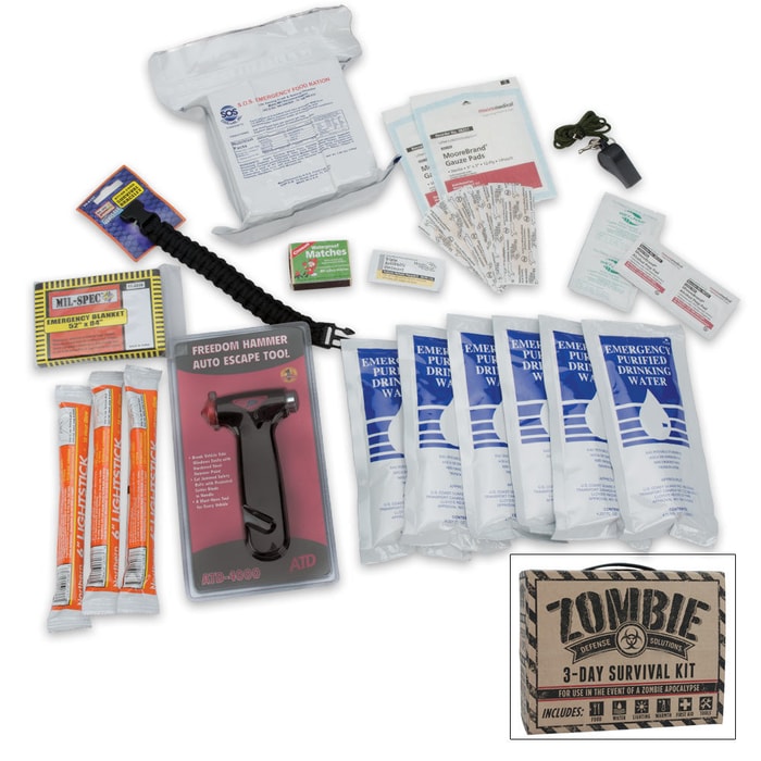 Zombie Three-Day Survival Kit
