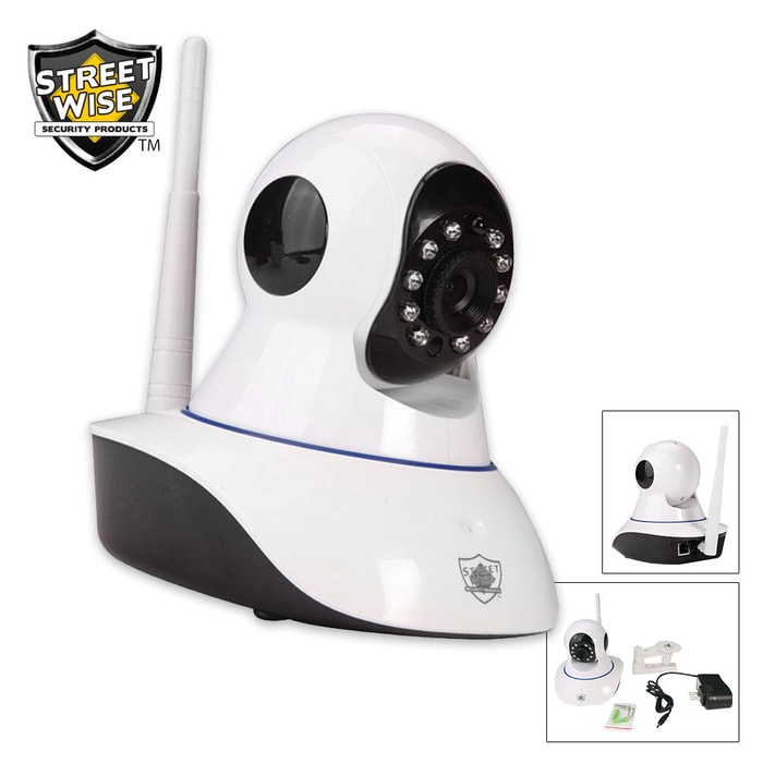 Streetwise IP Wireless Camera With Pan And Tilt