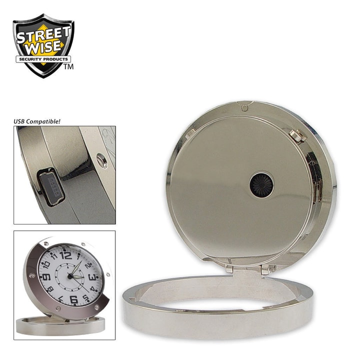 Spy Clock DVR With Motion Detector