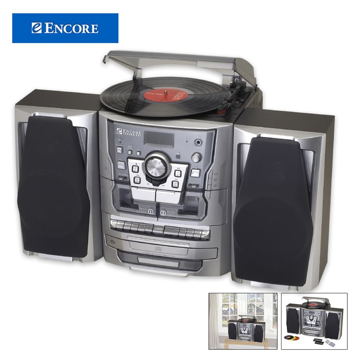 3-Piece Stereo With AM-FM - 3-CD - Dual Cassette