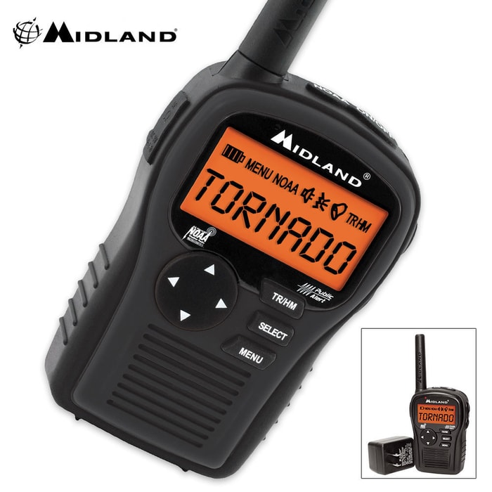 Midland Portable Weather Radio AC/3AA Batteries
