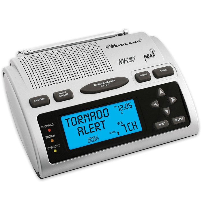 Midland AM/FM Programmable Weather Alert Radio