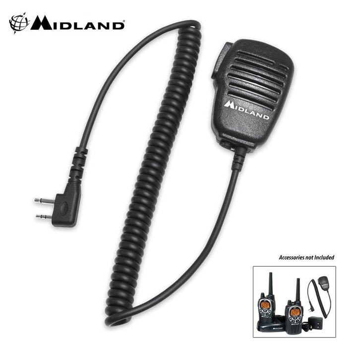 Midland Handheld Speaker/Mic With Push To Talk
