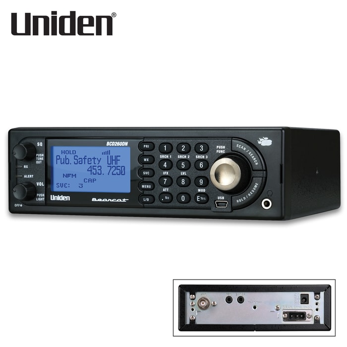 Full image of the Uniden Bearcat Base Mobile Digital Scanner.