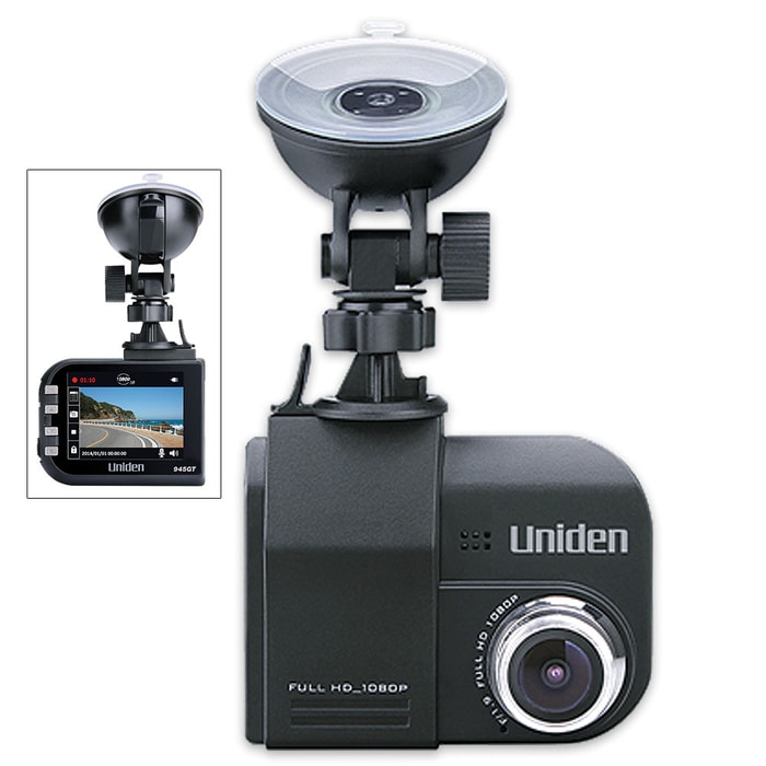 Uniden DC4GT Full HD Dash Camera with GPS and Red Light Camera Warning