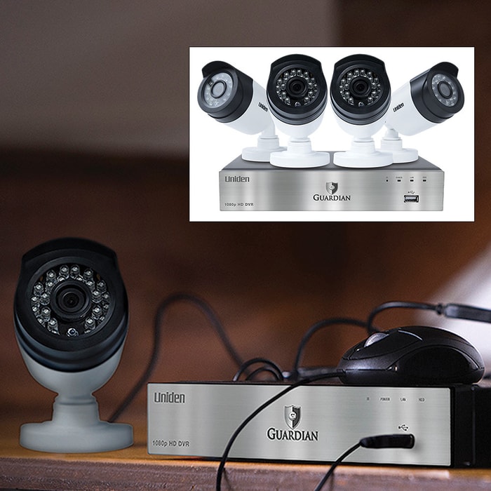 Uniden Guardian G6440D1 Wired HD Video Surveillance System