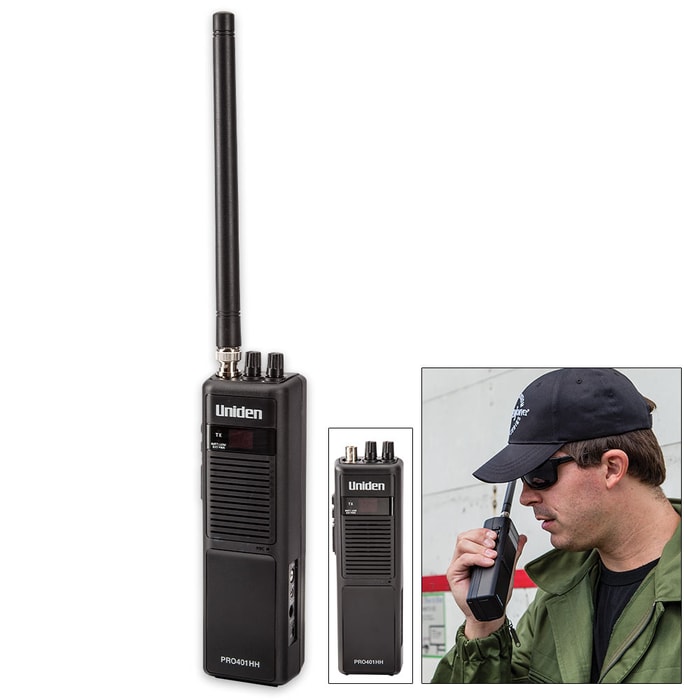 Uniden PRO401HH Hand-Held 40-Channel CB Radio