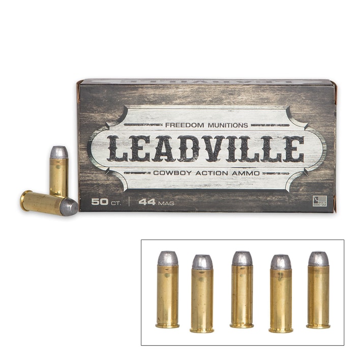 Leadville by Howell Munitions .44 Magnum 200gr RNFP Rounds - Box of 50
