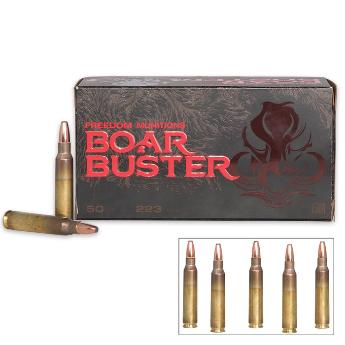 Freedom Munitions Boar Buster .223 Remington 64gr BSB - Box of 50