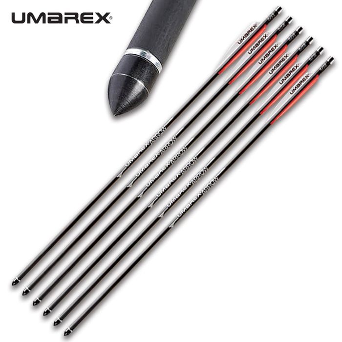Made exclusively for the Umarex AirSaber, these carbon-fiber arrows are able to withstand the extreme pressure created by the airbow