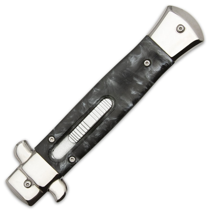 Pearl Handle Switchblade - OTF Stiletto Knife