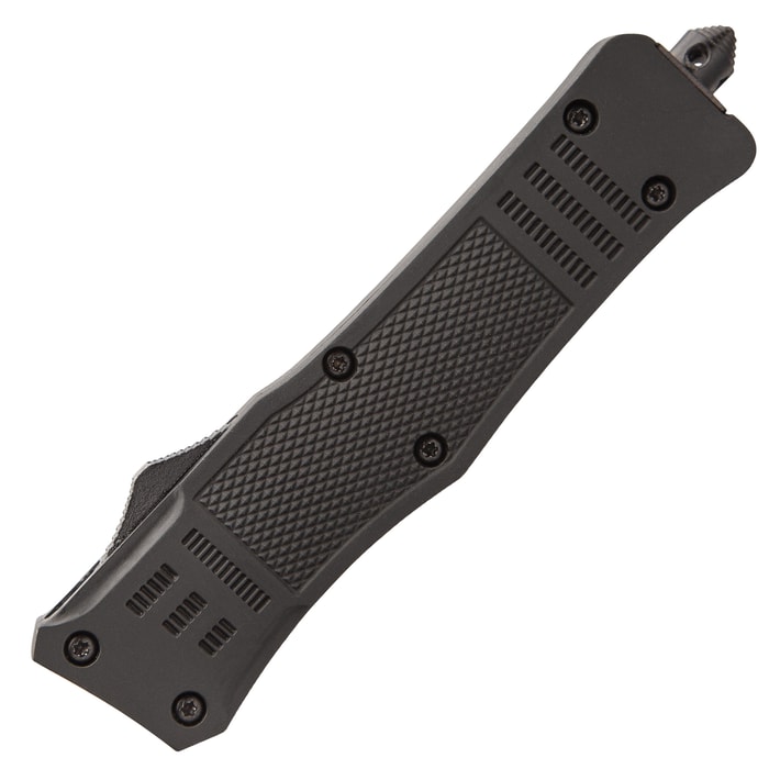 Delta Force OTF Out The Front Automatic Dual Side Serrated Knife