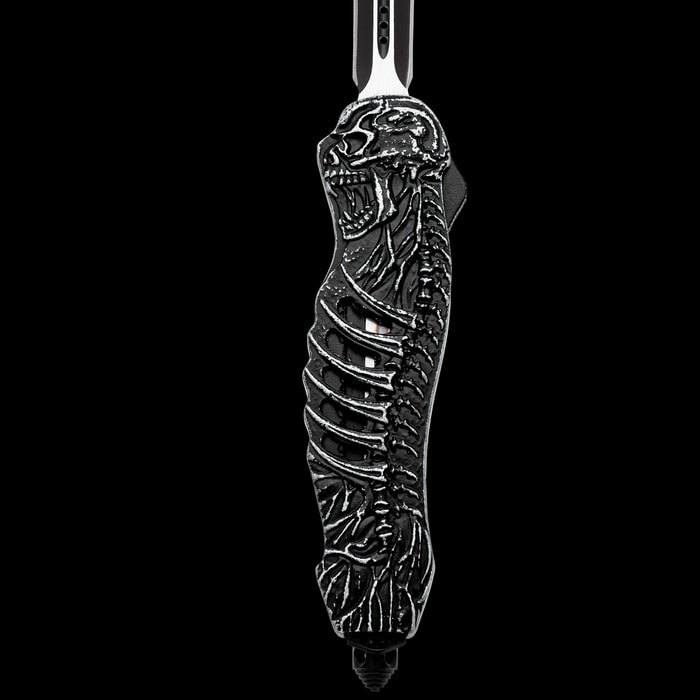 Rib Bones Automatic OTF Knife And Sheath