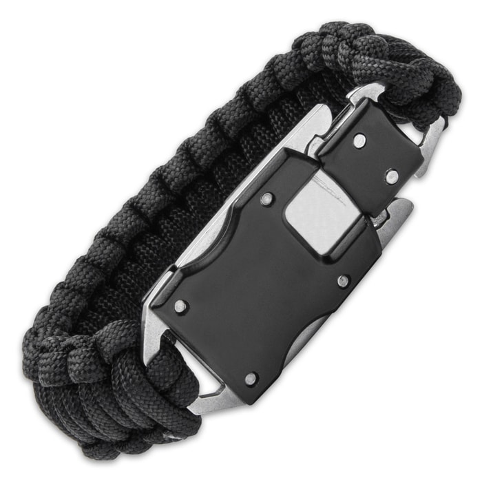 Trailblazer Hidden Knife Paracord Bracelet – Stainless Steel Blade