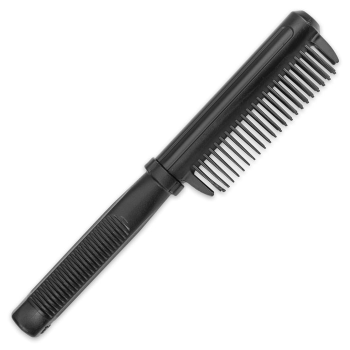 Self Defense Comb Brush Tactical Fixed Blade Dagger Hidden