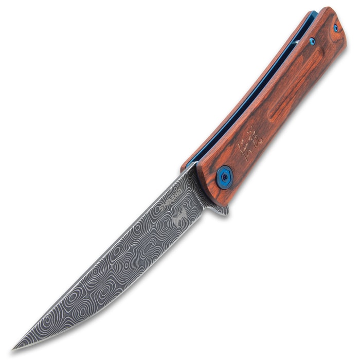 Shinwa Bloodwood Taito Pocket Knife – 3Cr13 Stainless Steel Blade