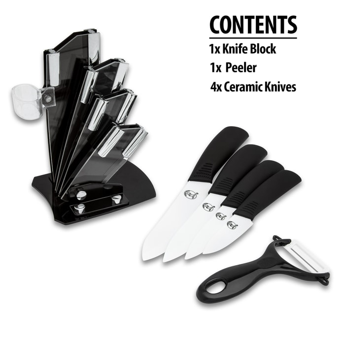 Top choice ceramic knife peeler set