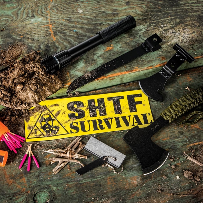 4 Stile Überlebensset Survival Kit Notfallset Combat Box Outdoor Camping  Prepper