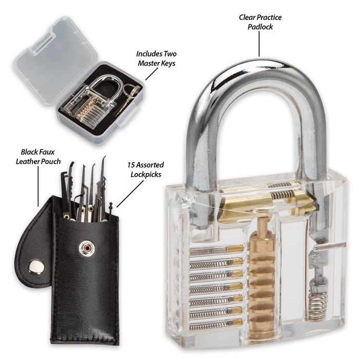 10 Piece Lockpicking Kit