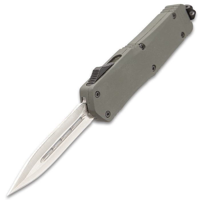 Mini Black Automatic OTF Knife Stainless Steel