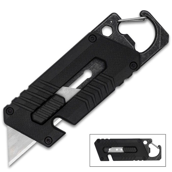 Havoc Utility Knife – Stainless Steel Blade, Nylon Fiber And Steel
