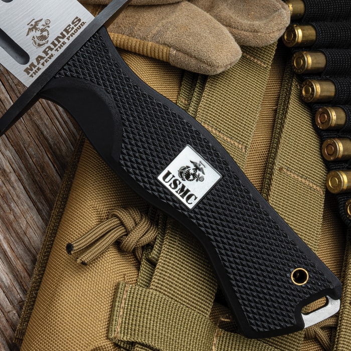 Marine Switchblade knife with Snap Hook