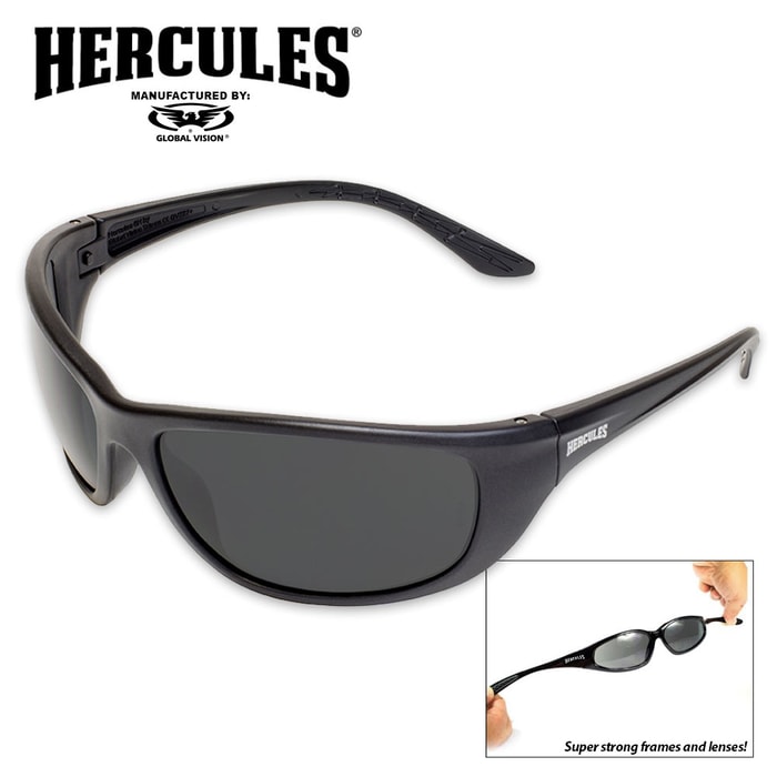Global Vision Military Ballistic Safety Sunglasses - Smoke