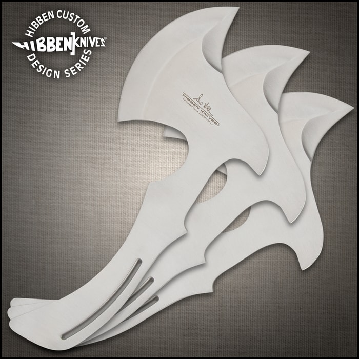 Designed by Gil Hibben, who is a master knife maker and an avid knife thrower, they’re perfectly balanced for great throws