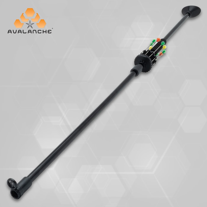The Avalanche 48" Blowgun's entire length shown