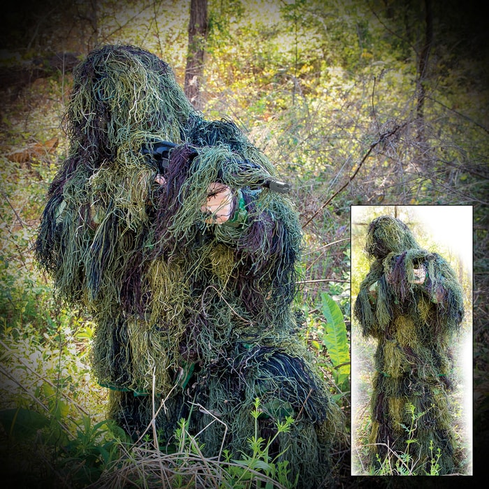 Camouflage Ghillie Suit - Adult