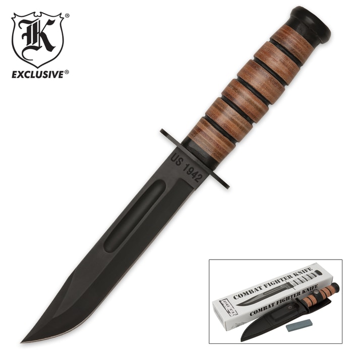 US 1942 Combat Knife & Sheath