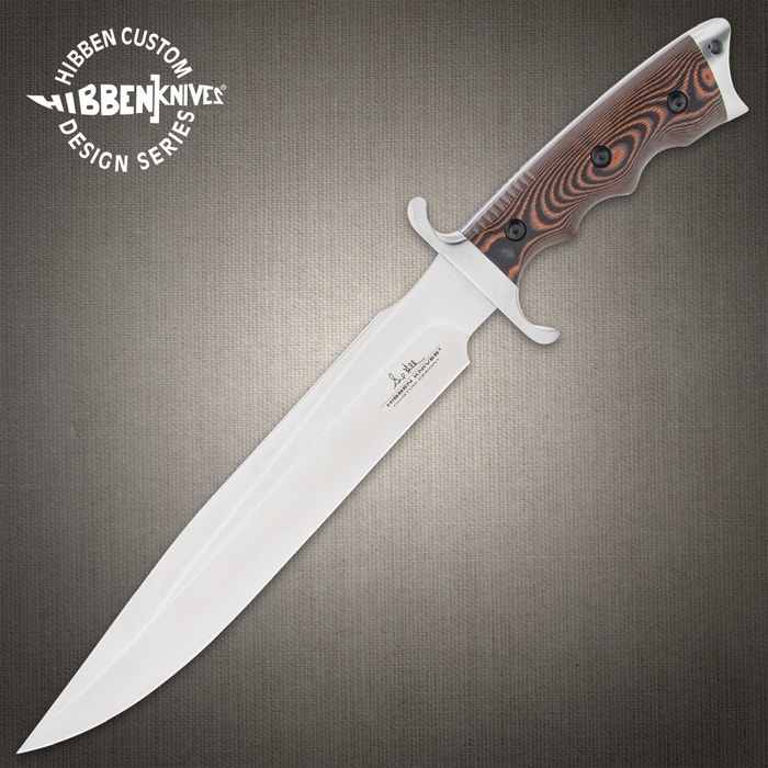The Gil Hibben Tundra Toothpick Knife on full display