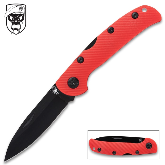 S.O.A. Apex Red EDC Pocket Knife