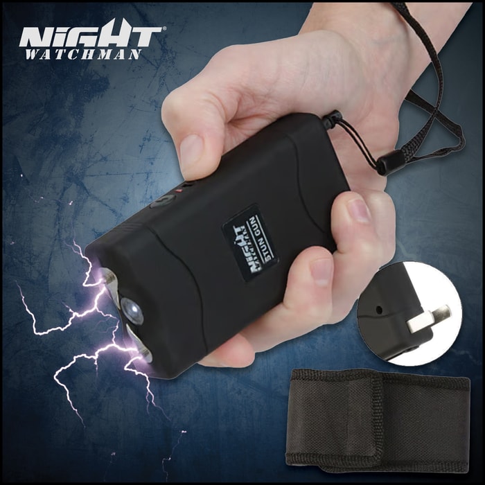 Night Watchman 2 1/2 Million-Volt Stun Gun - Black