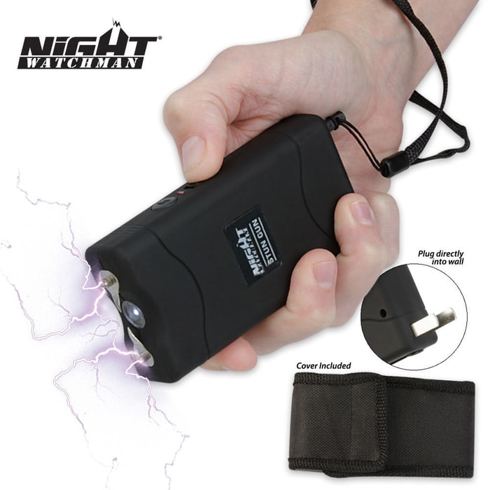 Night Watchman 2 1/2 Million-Volt Stun Gun - Black