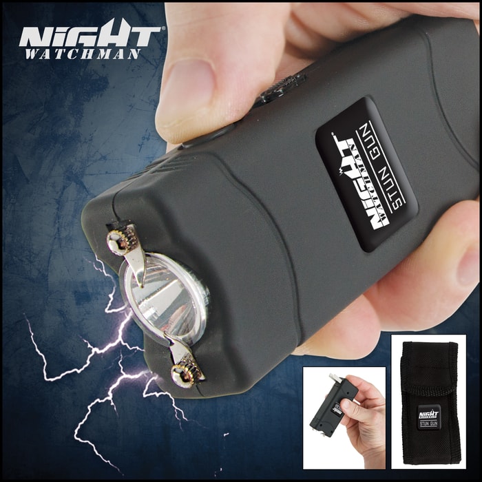 Night Watchman 5 Million-Volt Stun Gun / LED Flashlight