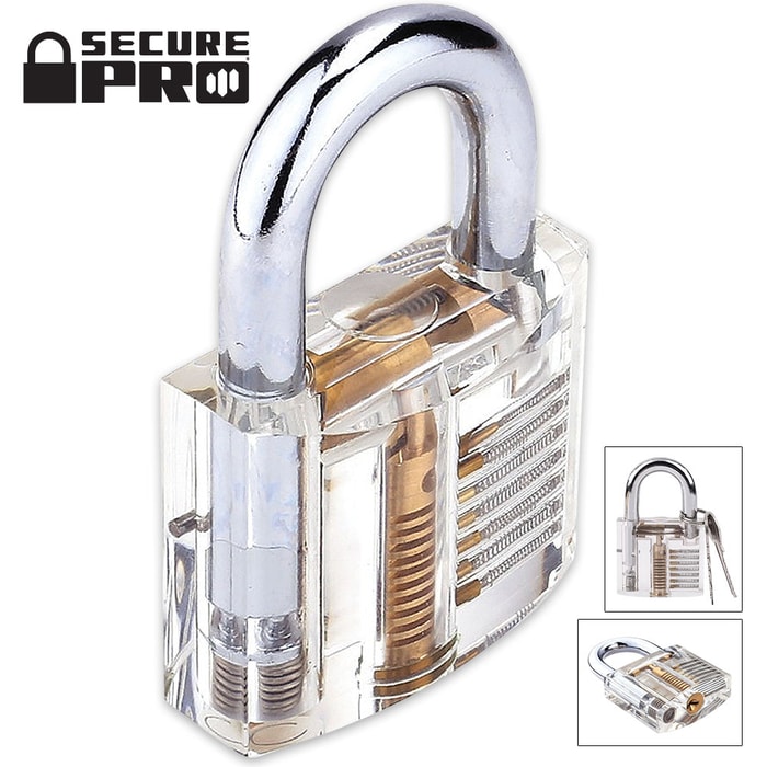 Secure Pro Clear Practice Padlock