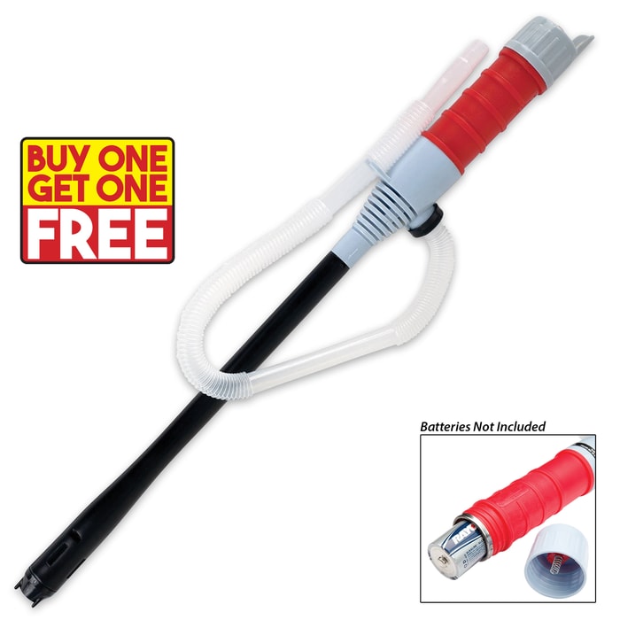 Liquid Transfer Pump - Electric Siphon - Pumps 5 to 6 qts. Per Minute - BOGO
