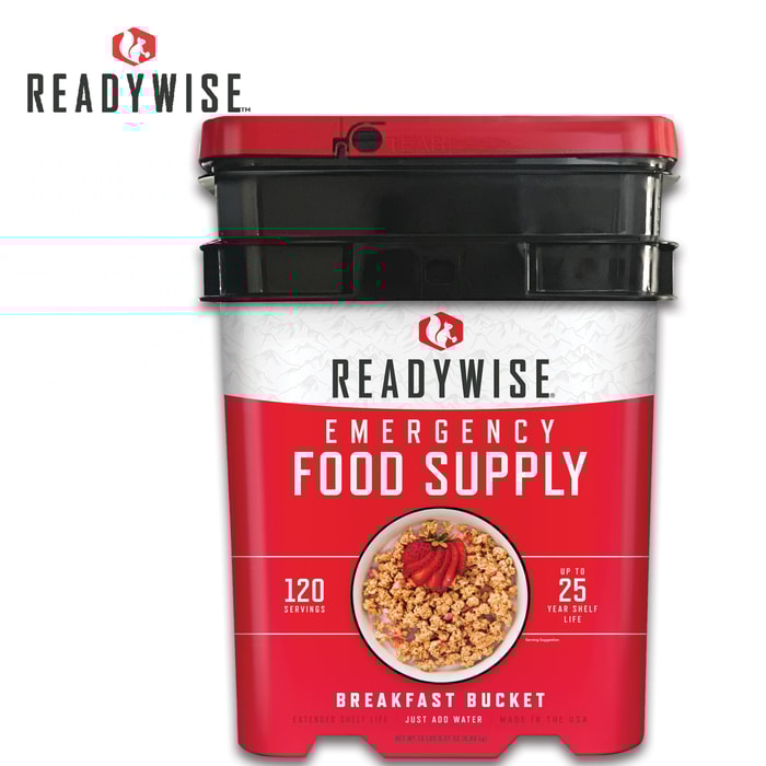 120 Serving Breakfast Only Grab & Go Bucket