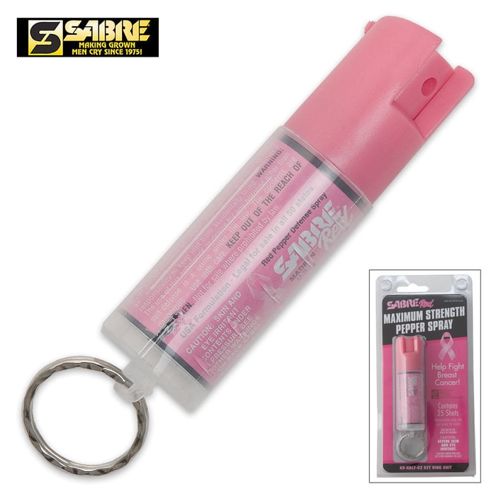 Sabre Pink Maximum Strength Red Pepper Spray