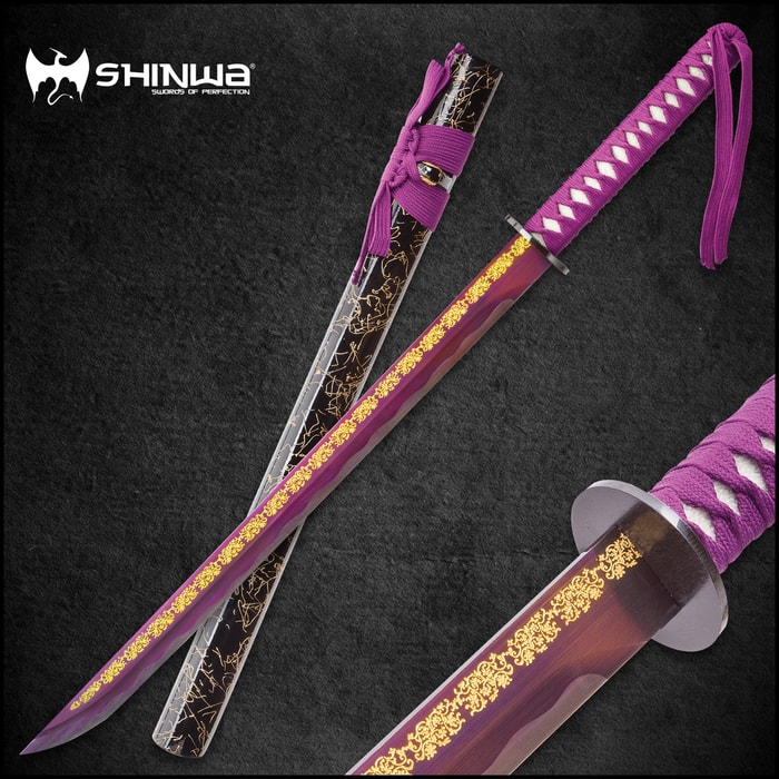 Shinwa Purple Empress Short Samurai Sword