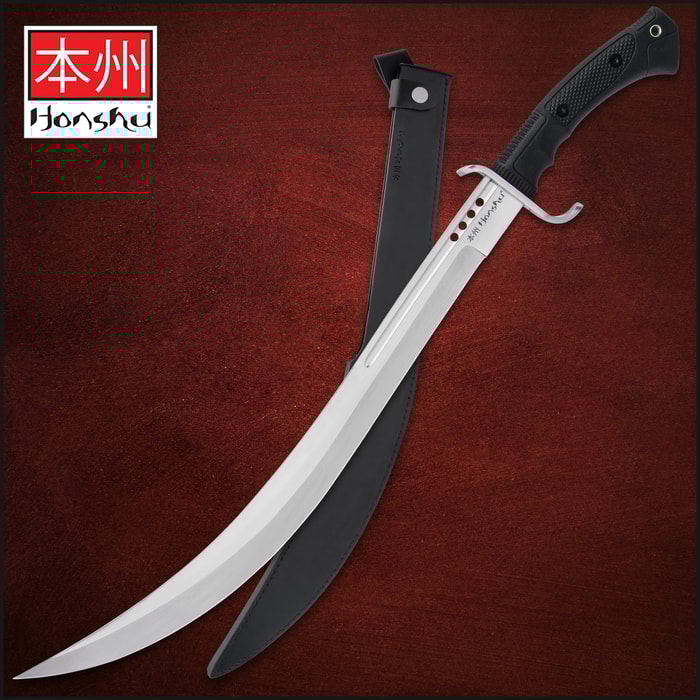 The Honshu Boshin Saber in and out of its scabbard