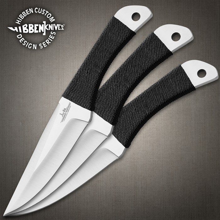 Gil Hibben Large Throwing Knife Triple Set