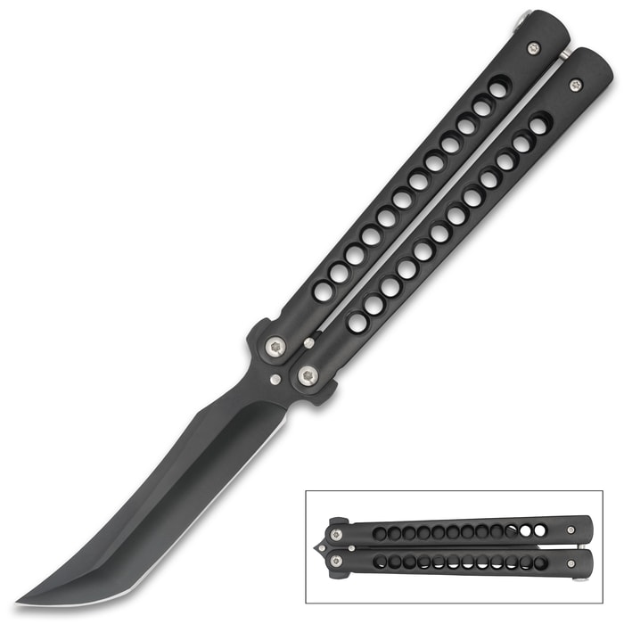 Classic Black Butterfly Knife