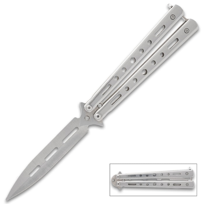 Silver Mirage Butterfly Knife