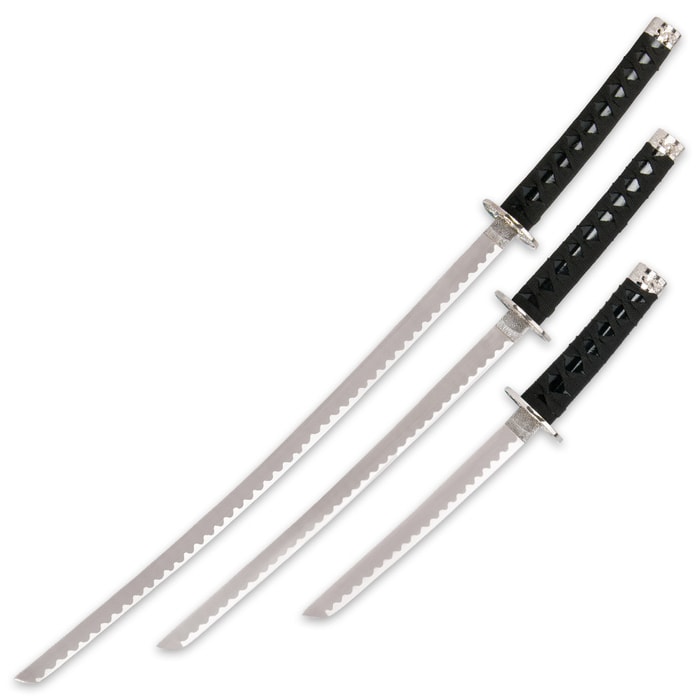 Black Dragon 3-Piece Sword Set