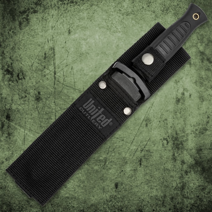 Commander Black Boot Knife and Shoulder Sheath