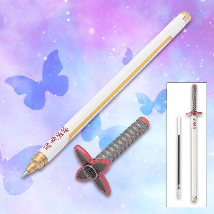 Full image of the Shinobu Kocho Demon Slayer Sword Anime Pen.